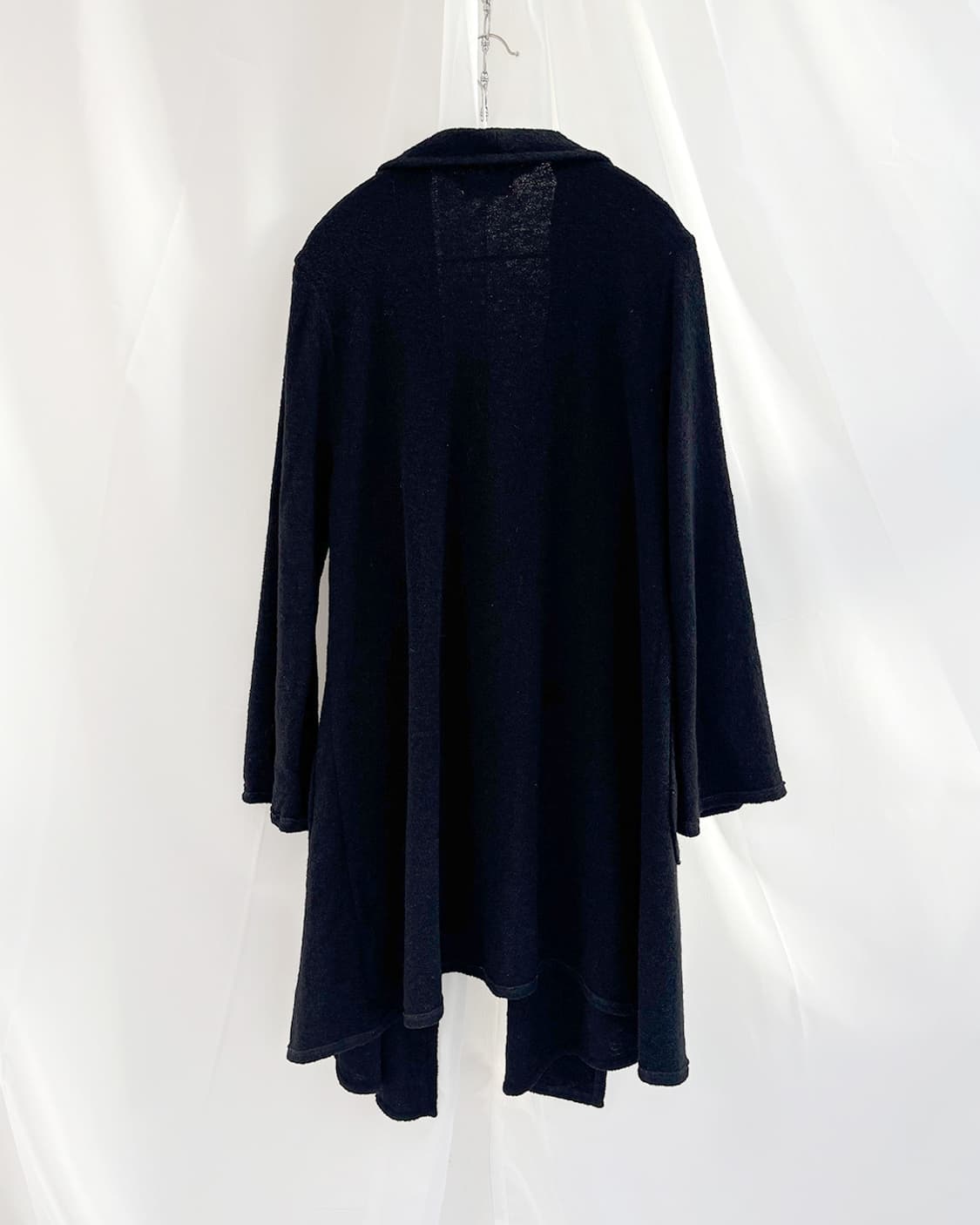 chiba 플라워 코르사쥬 언발란스 롱 가디건 상품이미지2