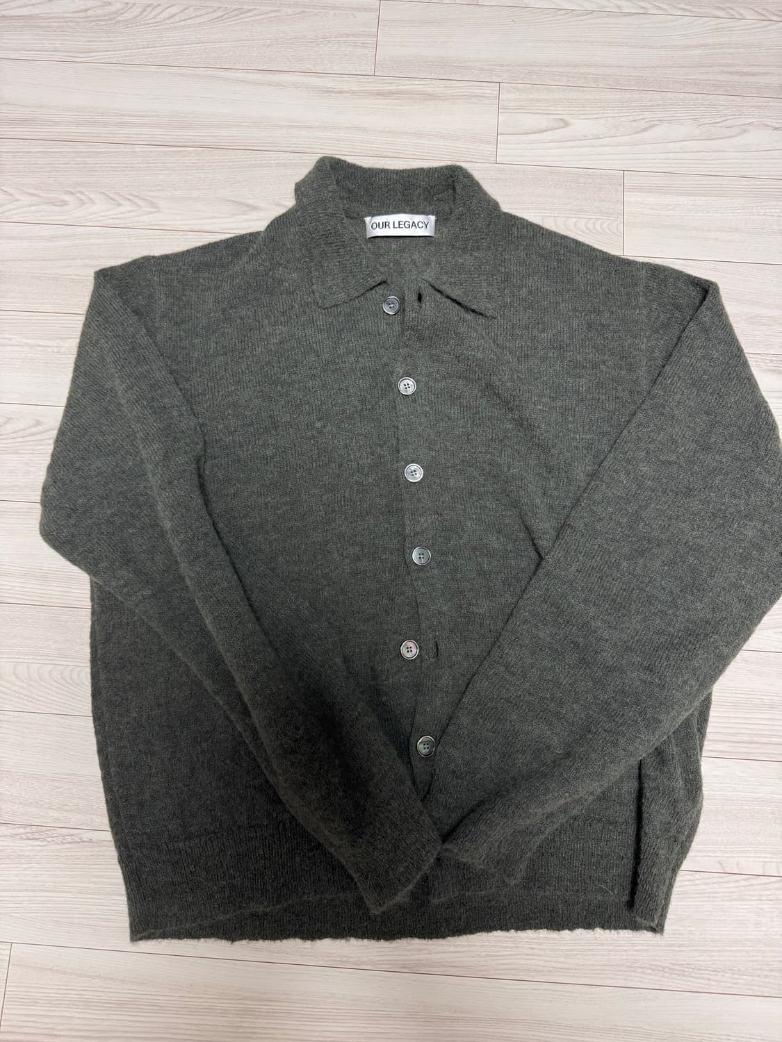 아워레가시 이브닝폴로 모스그린 50사이즈 택없는 새상품 상품이미지3