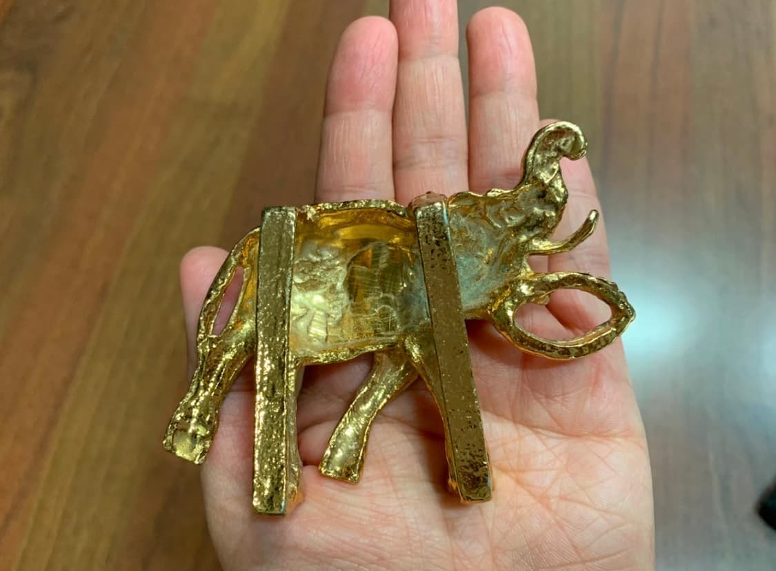 빈티지 코끼리 버클 또는 펜던트 장식 상품이미지4