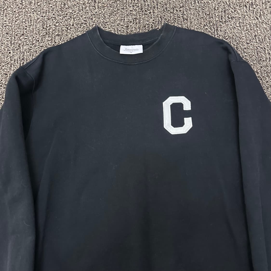 커버낫 맨투맨 블랙 95(M) 상품이미지2