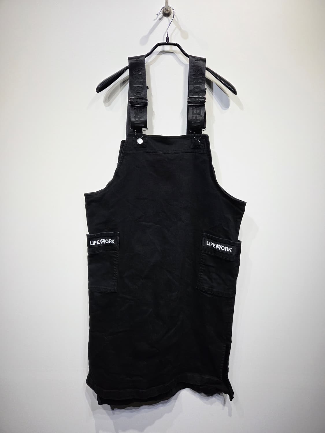 라이프워크 LIFEWORK 블랙 멜빵 원피스_FREE 상품이미지2