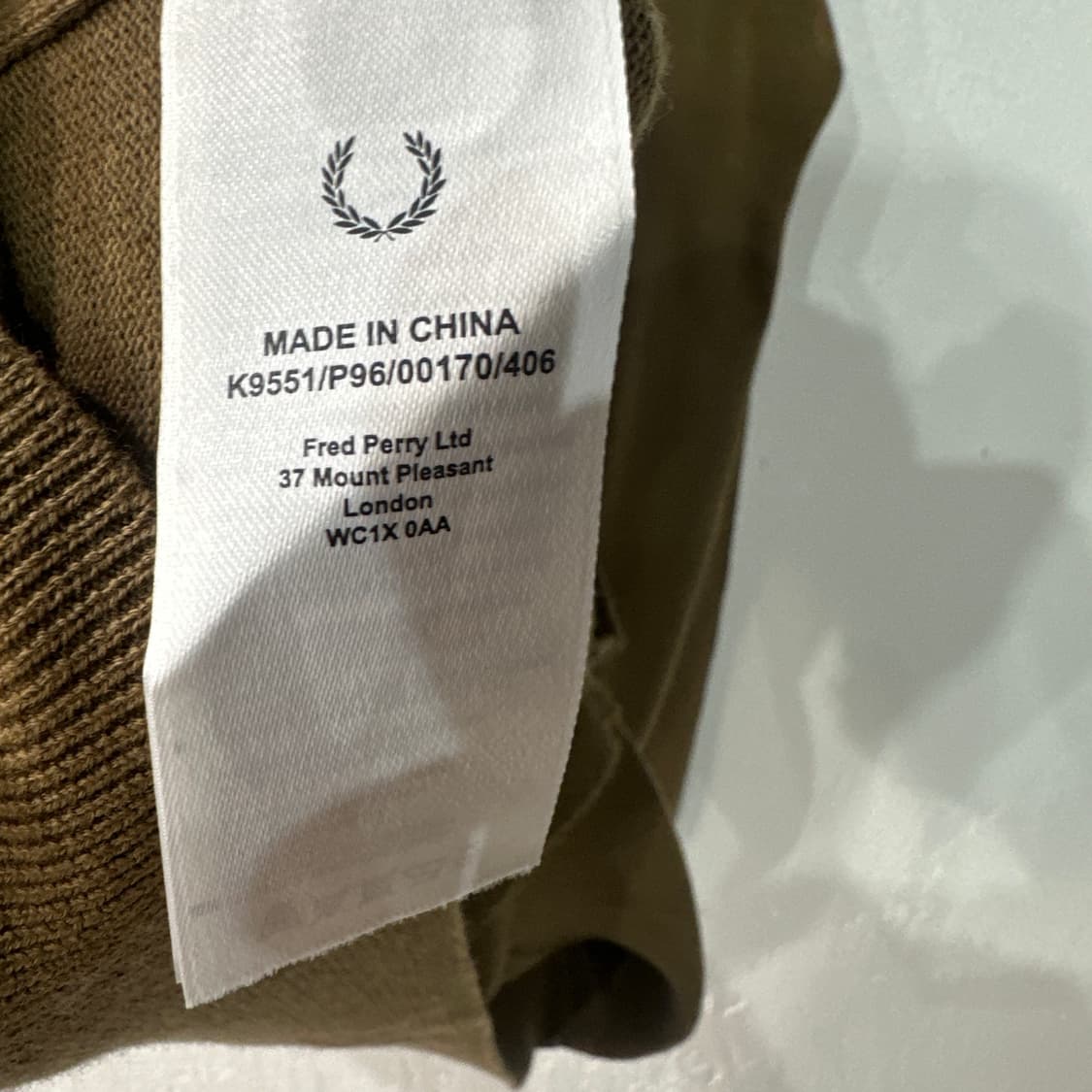 프레드페리 가디건 XL 상품이미지4