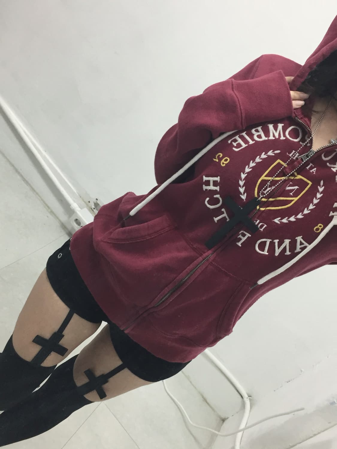 [ABERCROMBIE] 아베크롬비 체리와인 맛 후드집업 상품이미지3