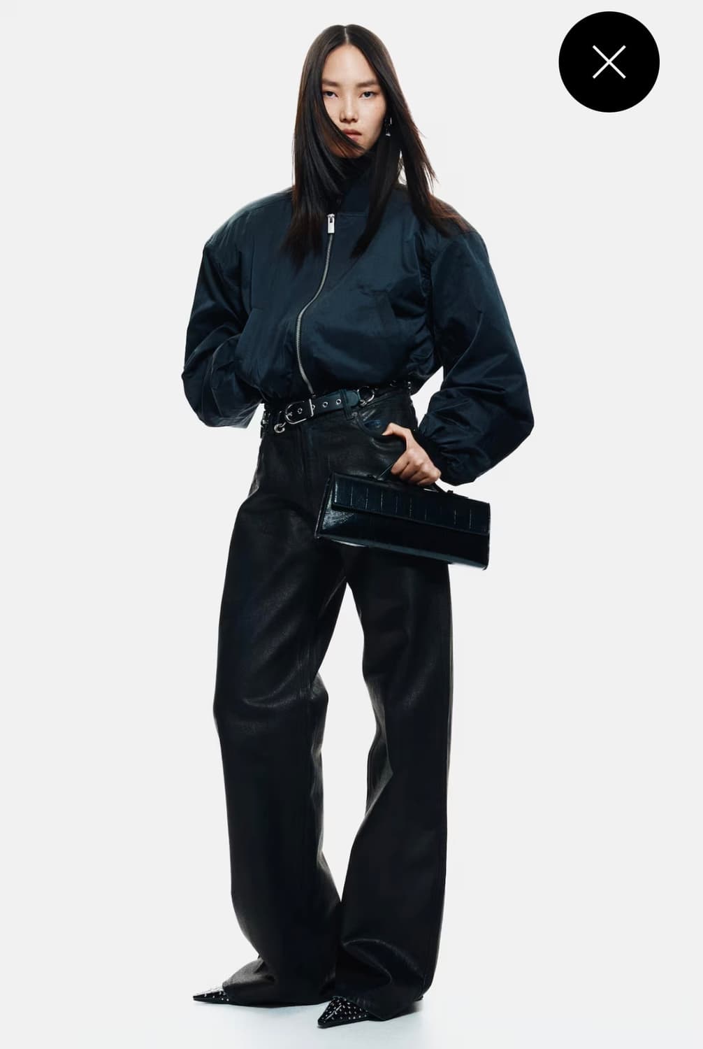 H&M 코티드 진 코팅 진 상품이미지1