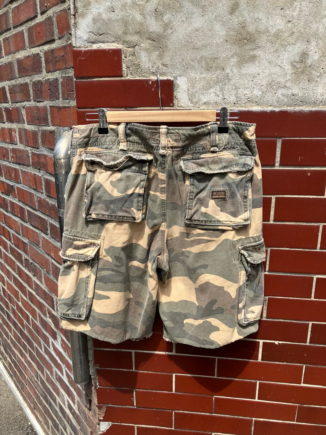 Abercrombie & Fitch 밀리터리 카고 반바지 32 상품이미지4