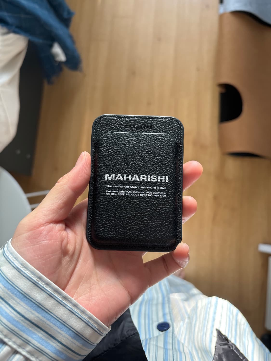 Maharishi 케이스티파이 맥세이프 카드지갑 블랙 상품이미지1