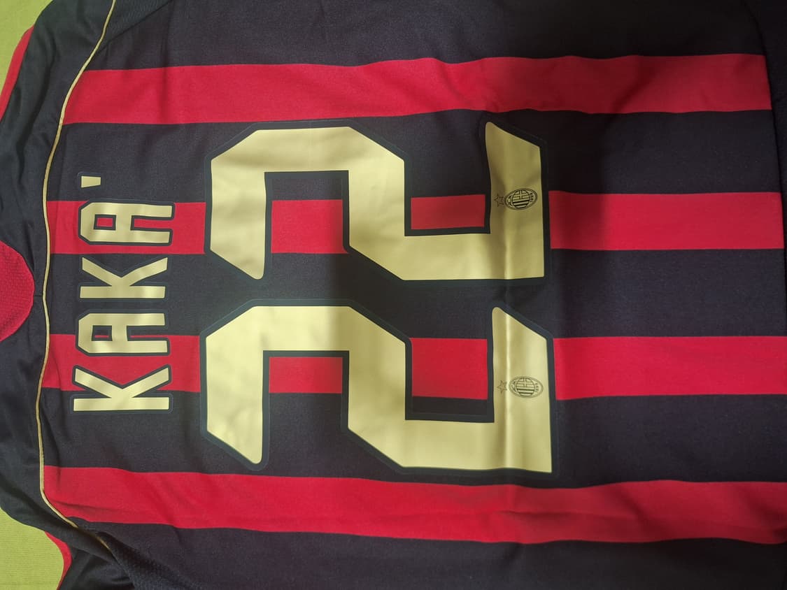 Kaka 레트로 ac밀란 축구유니품 반팔 oem 상품이미지1
