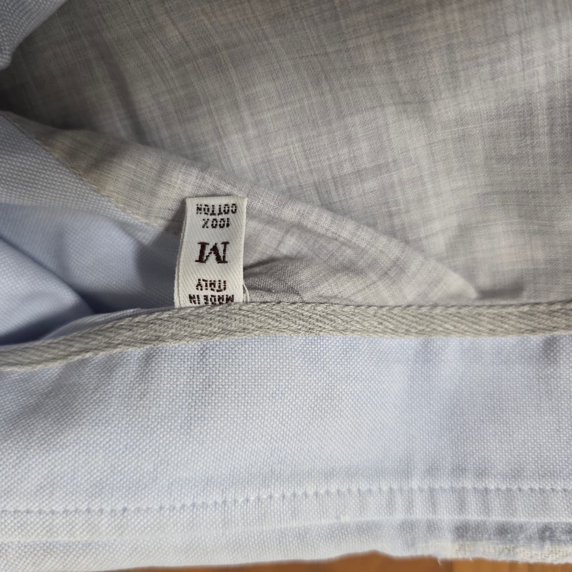 [정품] 브루넬로 쿠치넬리 슬림핏 코튼 셔츠 (M) 상품이미지6