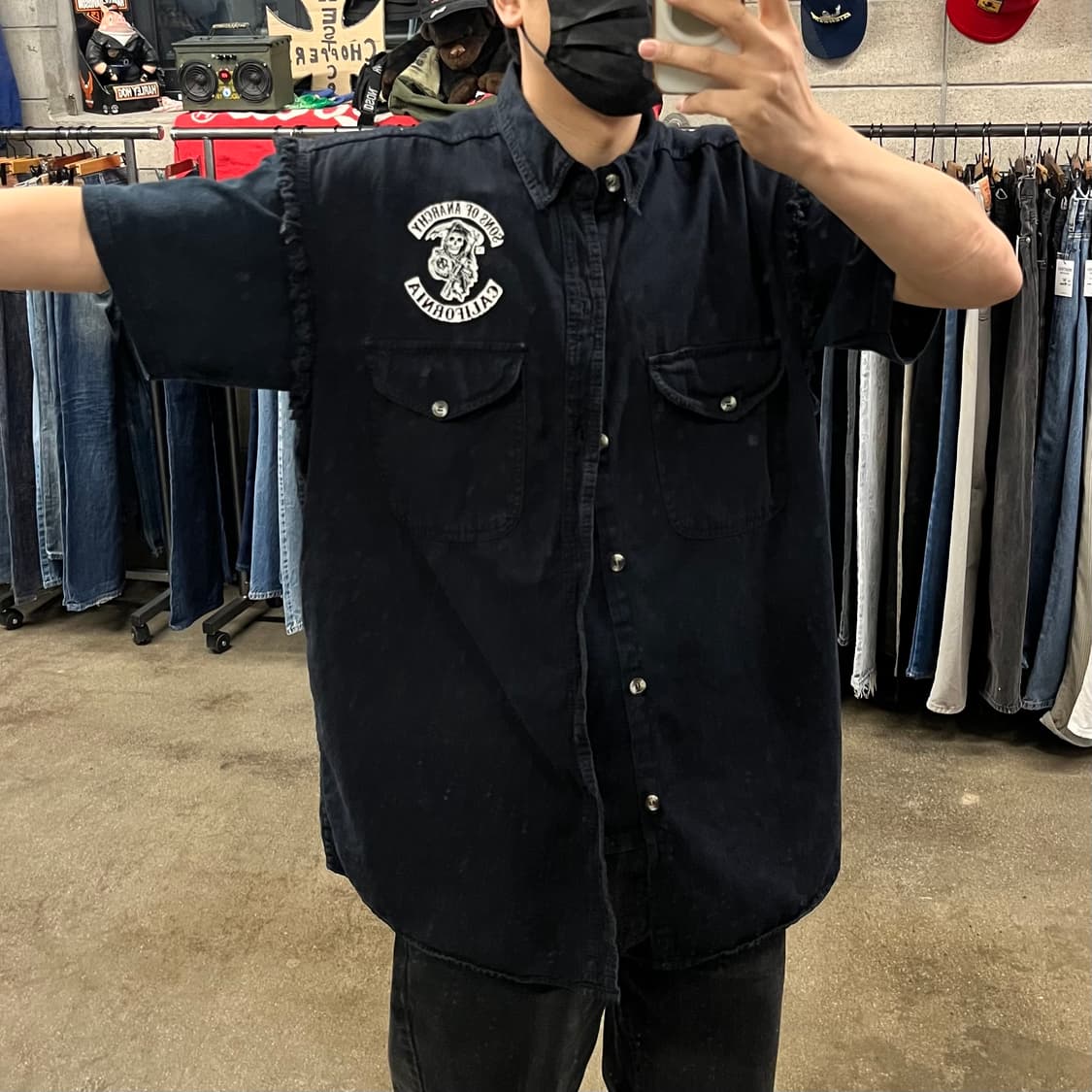 썬즈 오브 아나키 슬리브리스 셔츠 (110) 상품이미지7