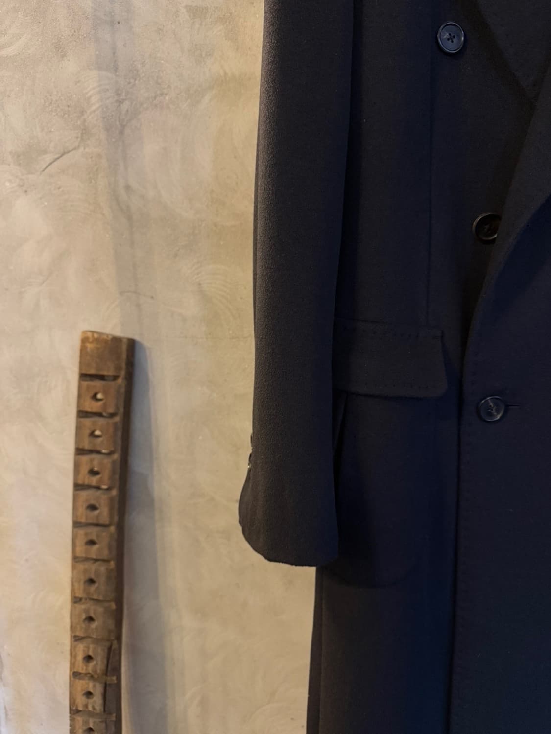 MARK RONSEN 풀핸드 캐시미어 폴로코트 100 상품이미지2