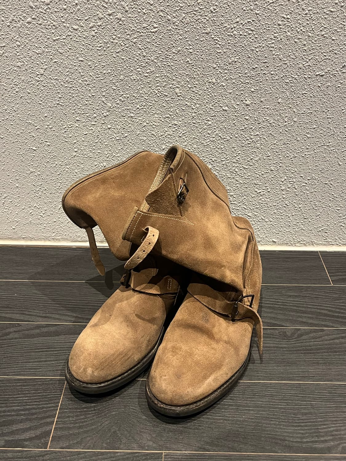 발망 12FW 스웨이드 레더 바이커 부츠 레인저 워커 부츠 41 상품이미지3