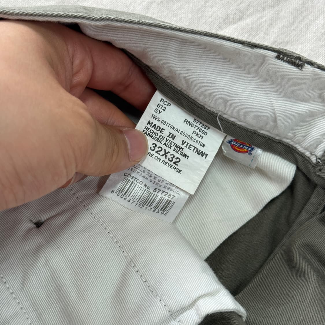 디키즈 빈티지 카키베이지 치노팬츠 32 상품이미지6
