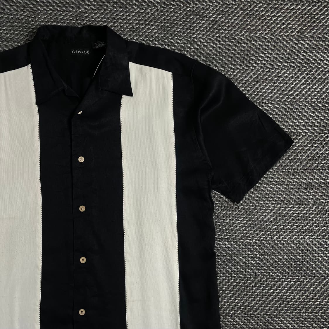 USA 오리지날 빈티지 패턴 쿠바 셔츠o 3652 상품이미지3