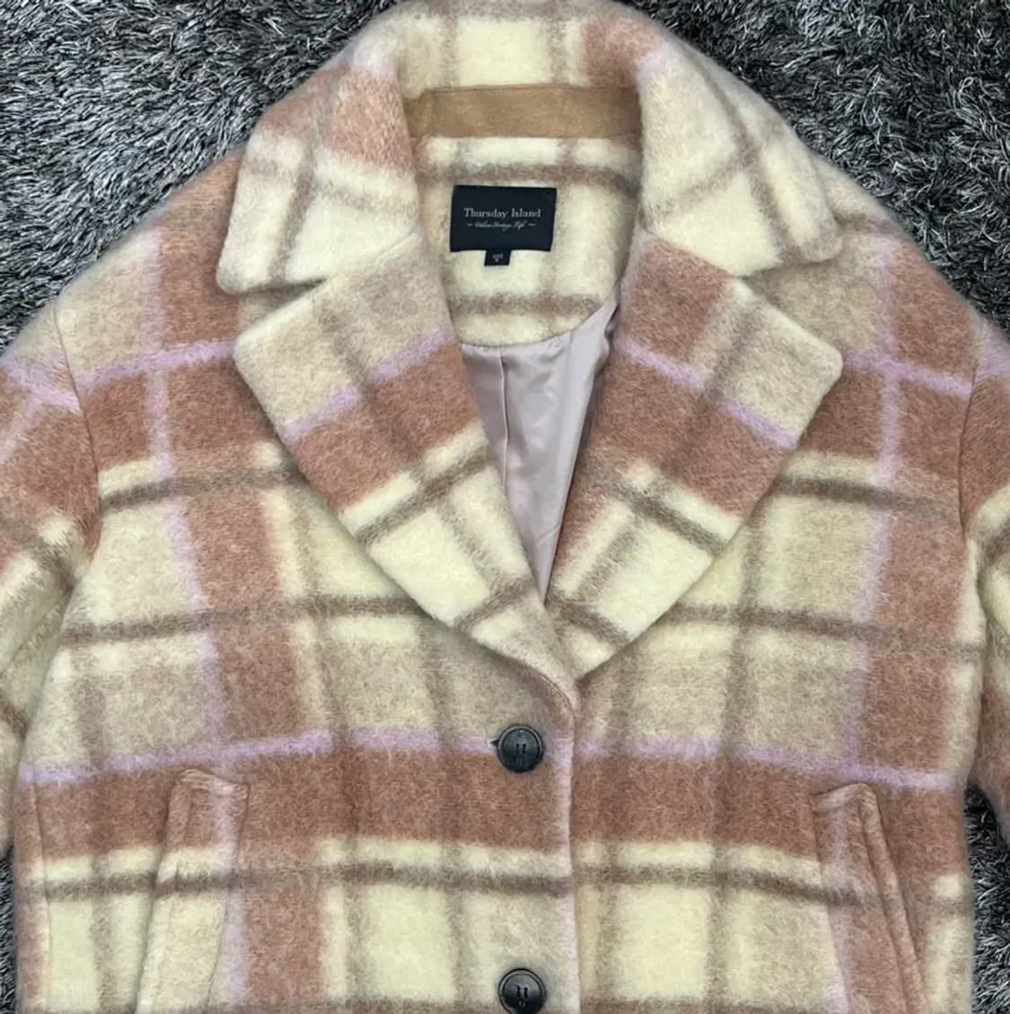 써스데이아일랜드 여성 울 코트 85-160(S) 상품이미지2