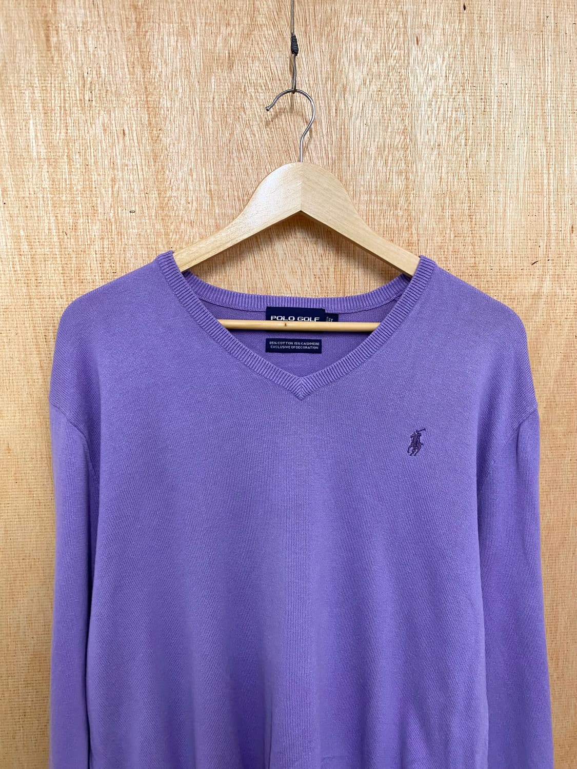 POLO GOLF cashmere blend v-neck knit 상품이미지3