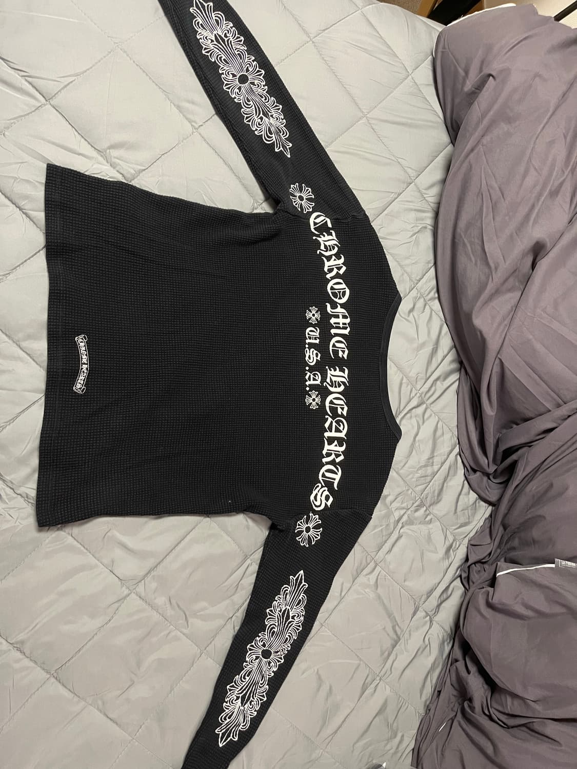 크롬하츠 홀스슈 플로랄 와플 니트 s 상품이미지2