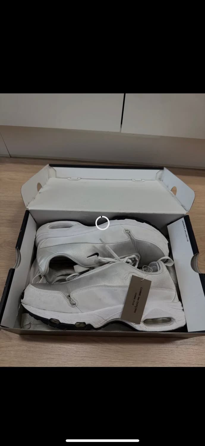나이키 x 꼼데가르송 에어맥스 선더 화이트 상품이미지2