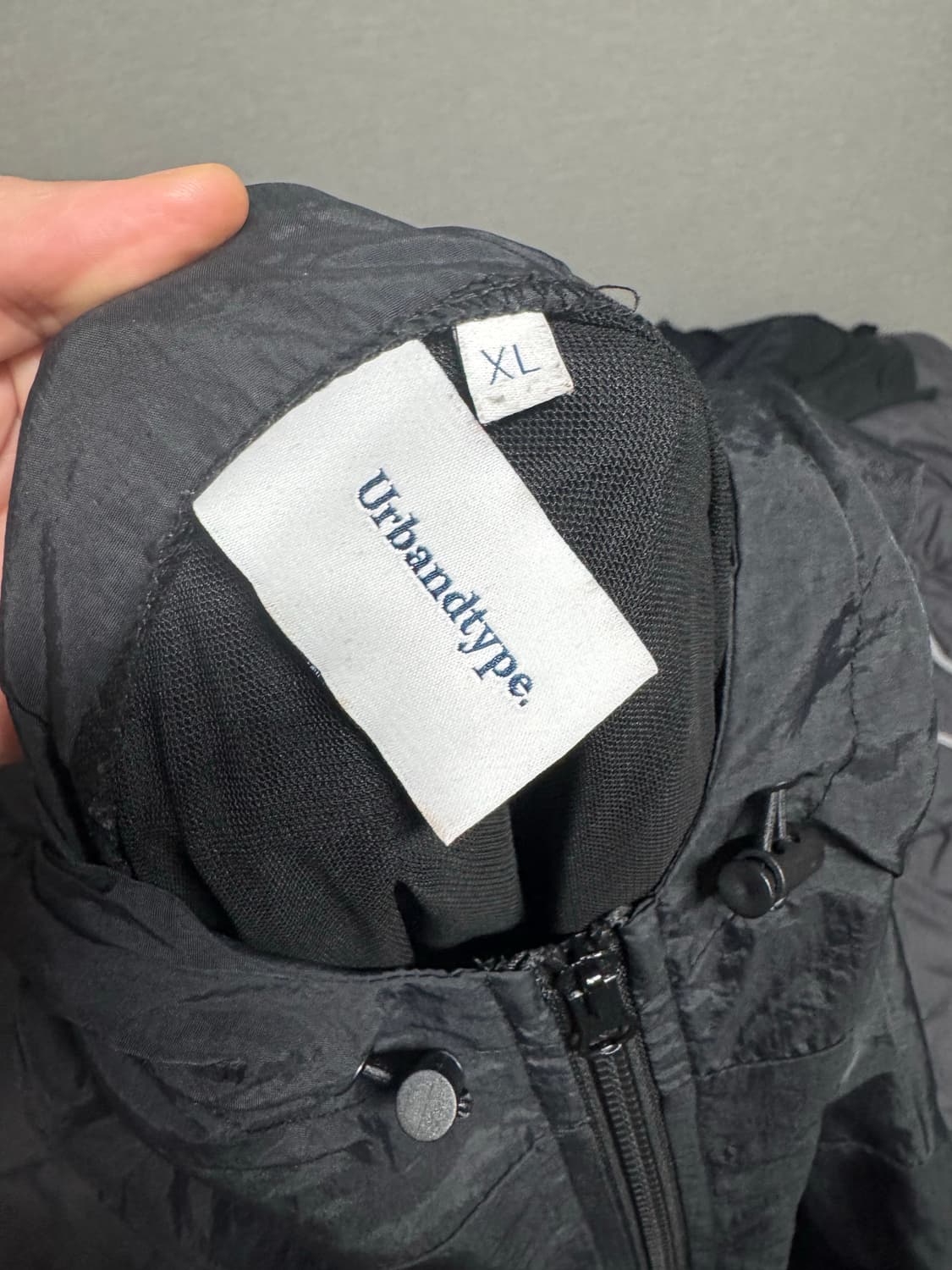 어반디타입 아노락 블랙 상품이미지5