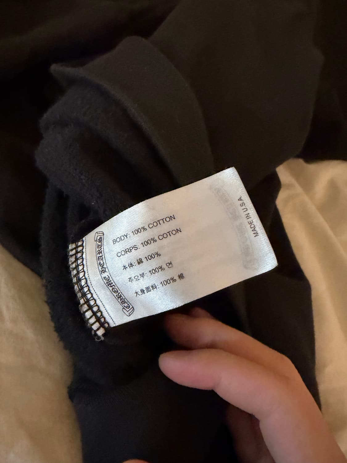 (새상품급) 크롬하츠 홀스슈 맨투맨 스웨트셔츠 L 상품이미지6