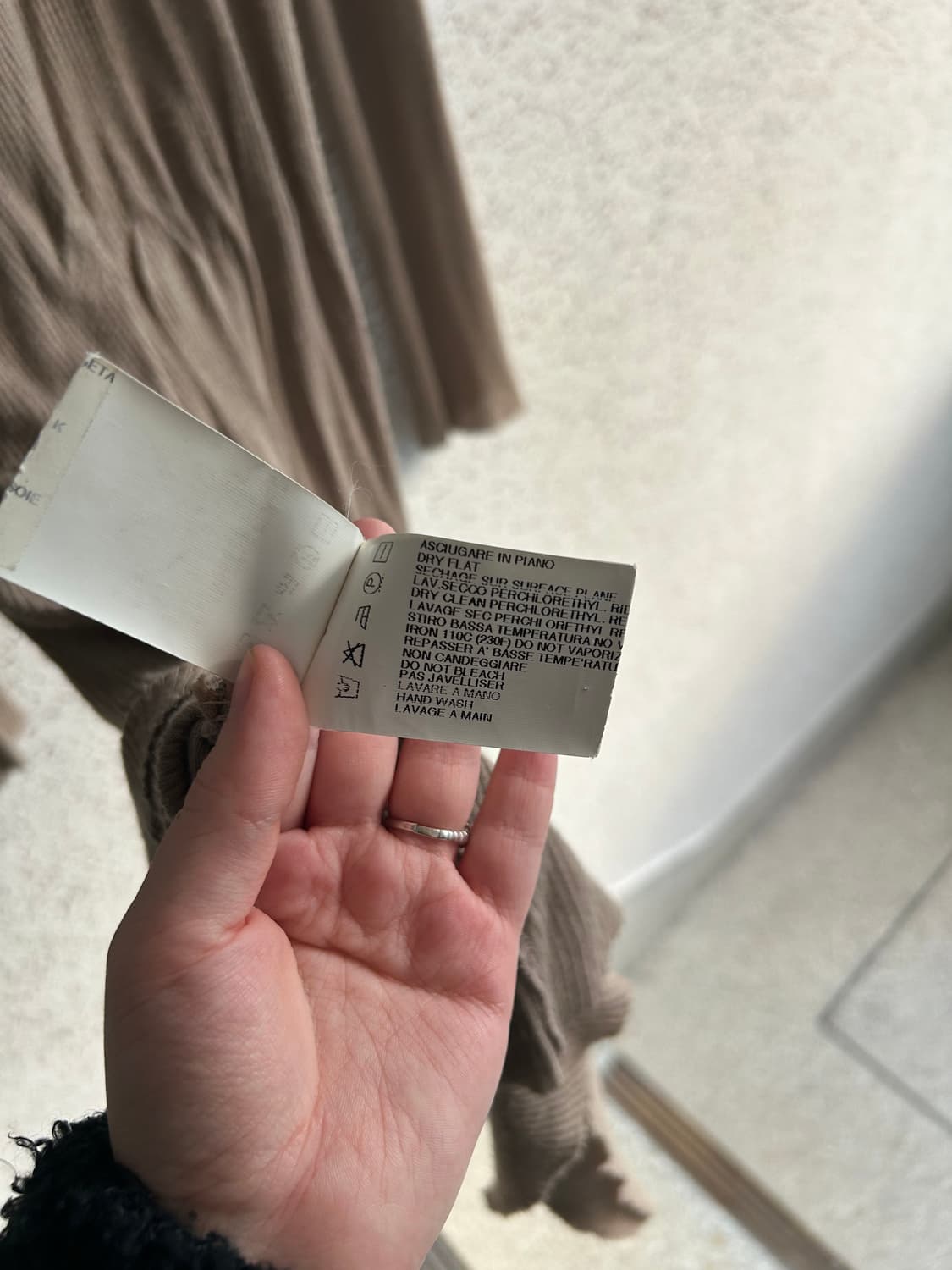 Rick Owens Parchment Ribbed Mini Dress 상품이미지8