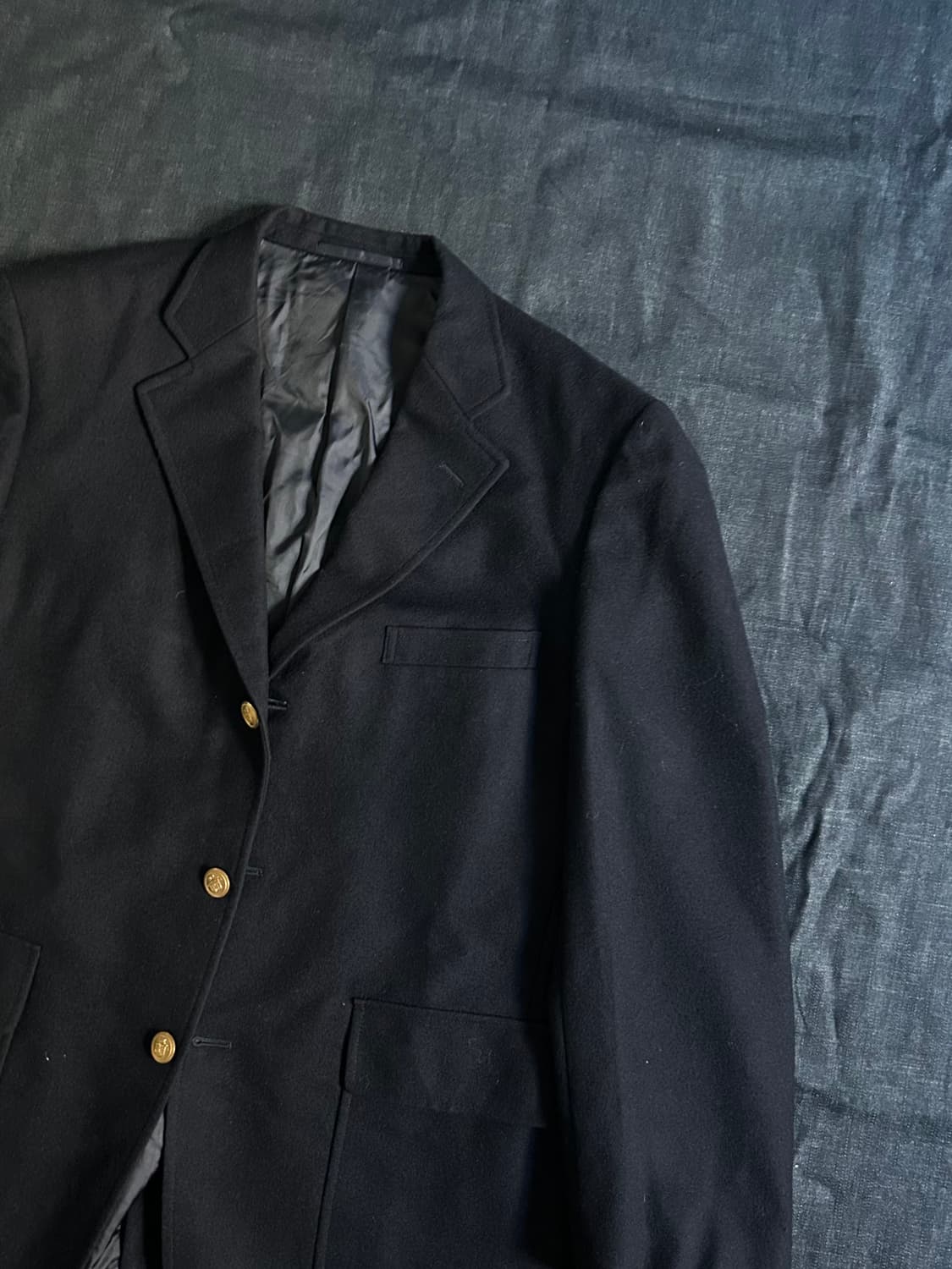 제이프레스 네이비 금장 블레이저 Made in Japan 상품이미지2