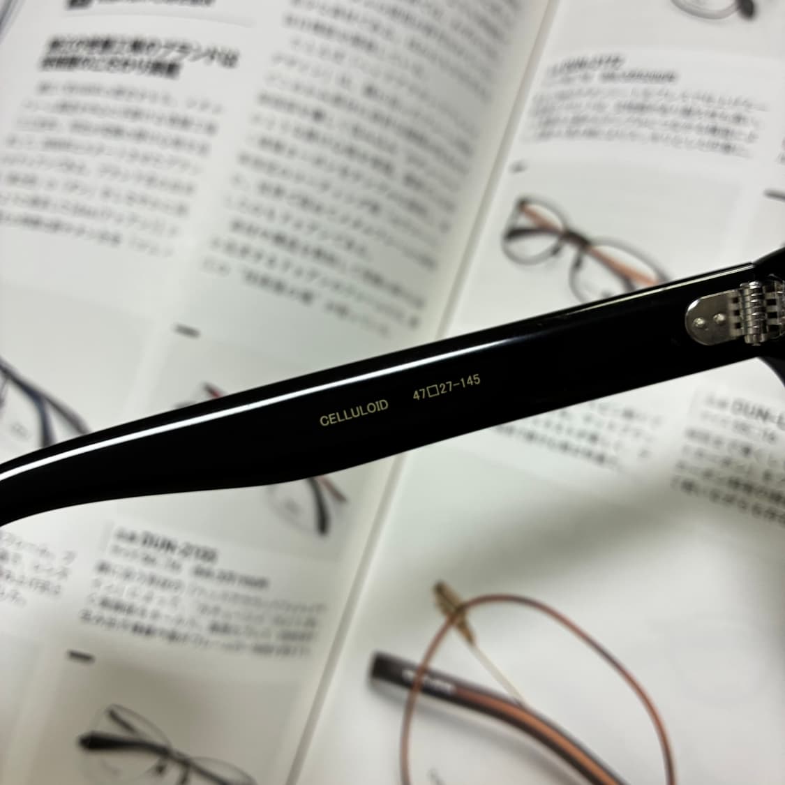 銘品晴夫作 메힌 하루오사쿠 셀룰로이드 블랙 뿔테 일본 안경 상품이미지7
