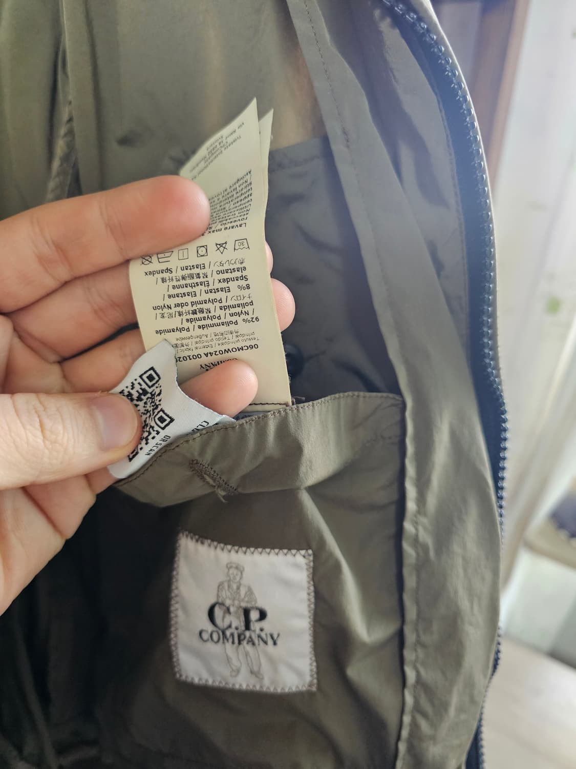새거급 씨피 CP컴퍼니 봄버 자켓 나일론 팔아요 ma1 바람막이 마원 상품이미지7