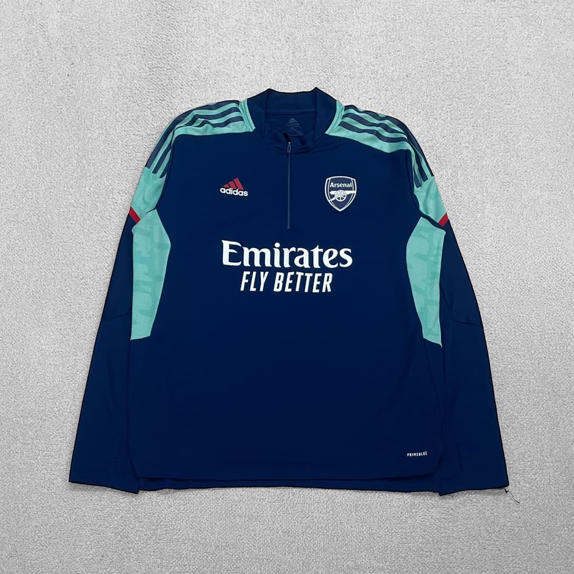 아디다스 21-22 아스날 트레이닝 하프 집업 탑 상품이미지1