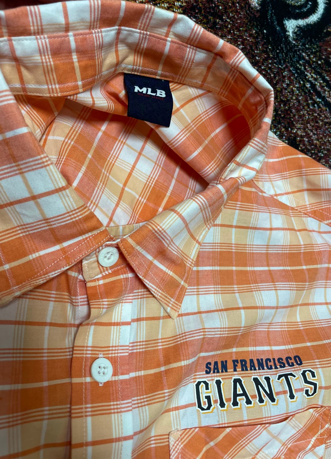 (105) MLB 엠엘비 샌프란시스코 자이언츠 체크셔츠 상품이미지2