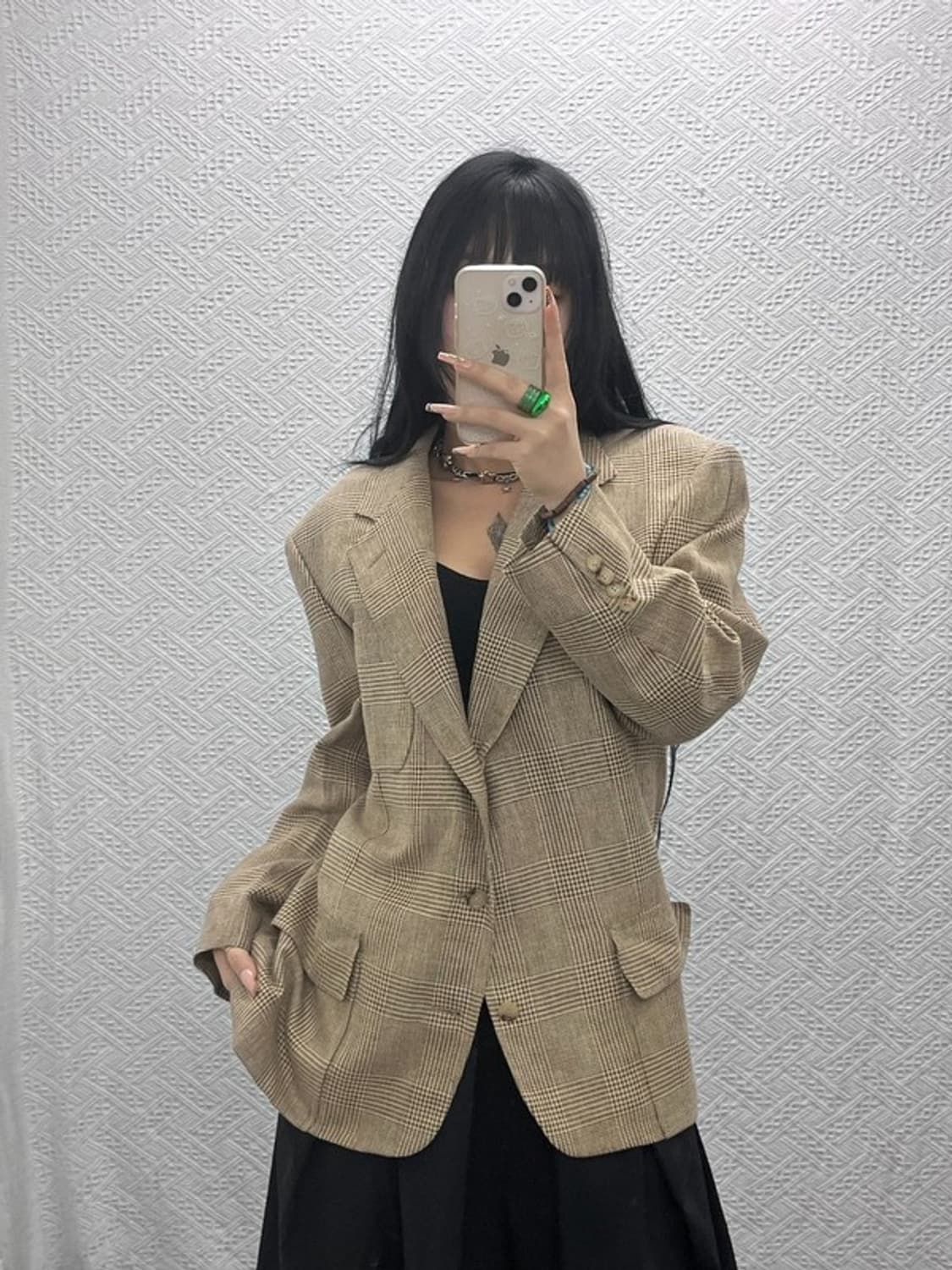 폴로 랄프로렌 90's 하운드체크 블레이저 자켓 100 C08168 상품이미지2