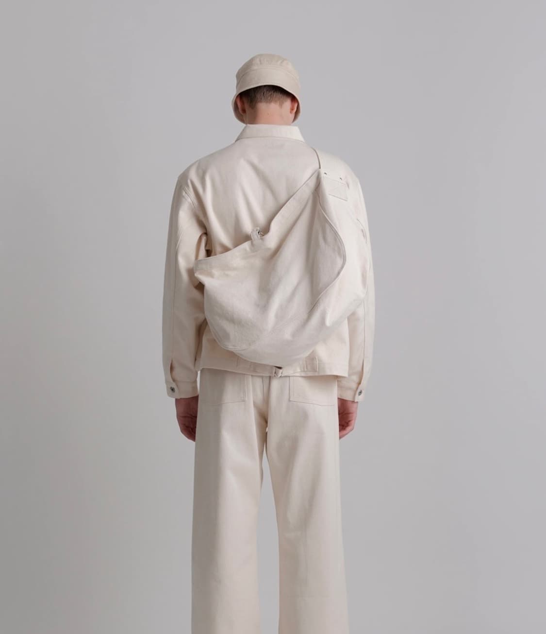 [L] 타이가 타카하시 lot 004 뉴스보이백 아이보리 상품이미지6