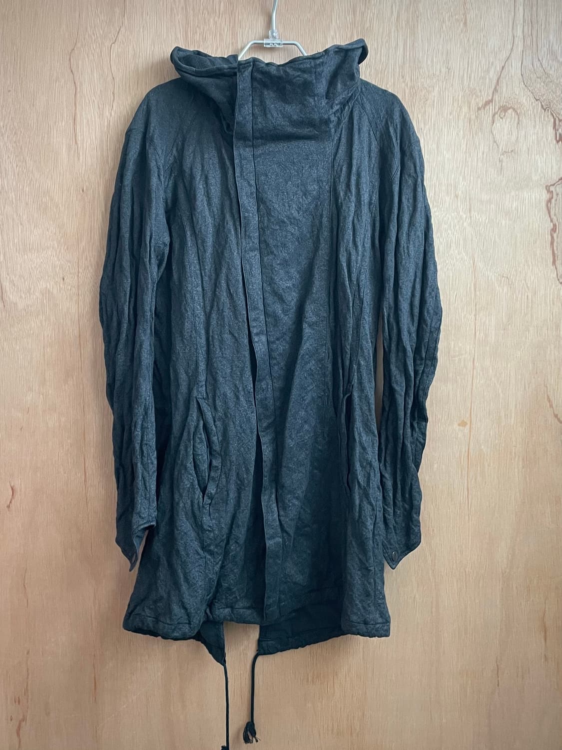 Schlüssel 비대칭 축융 집업 코트 상품이미지5