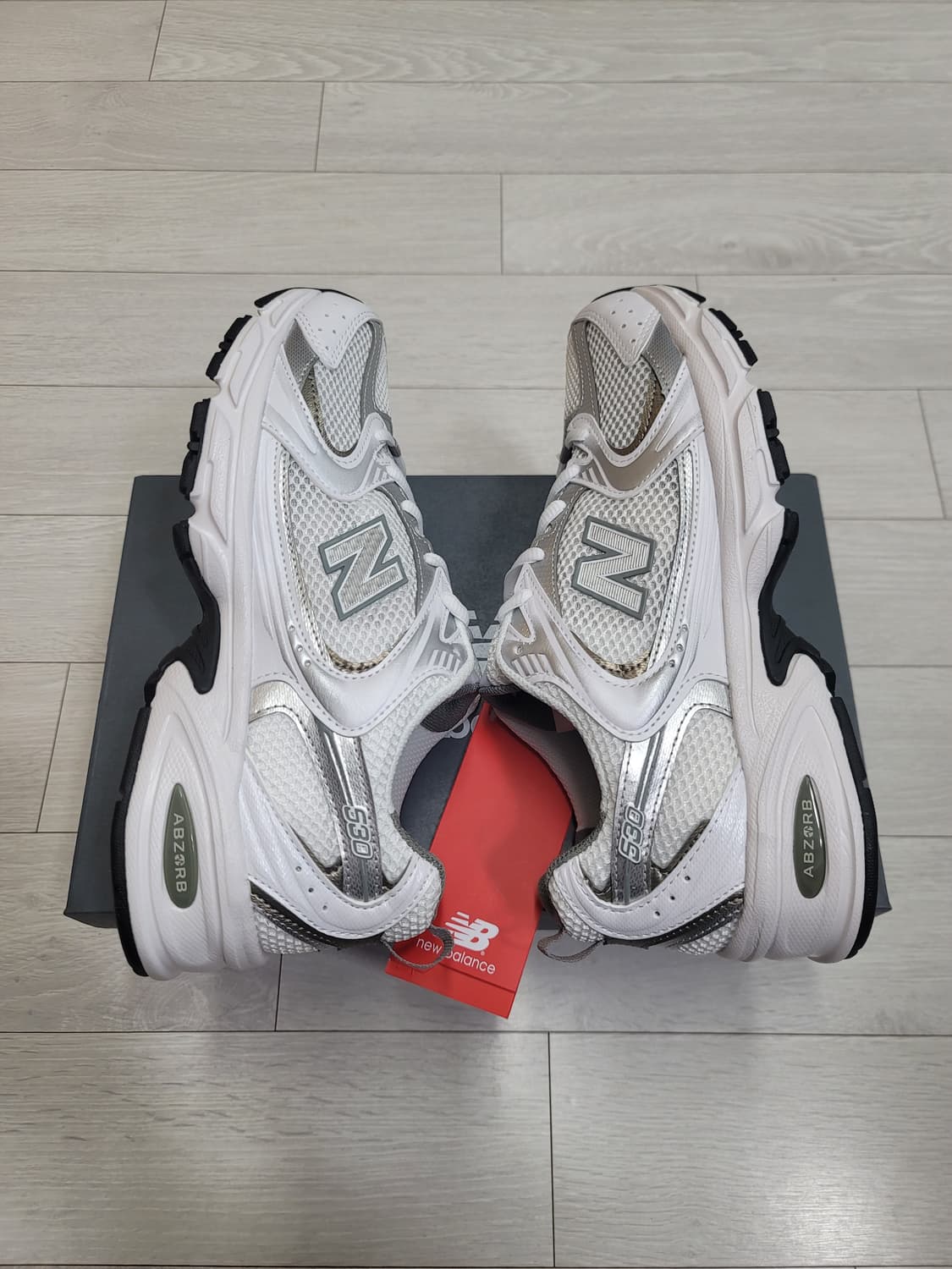 (250)뉴발란스 530 화이트 실버[대전 직거래도 가능] 상품이미지1
