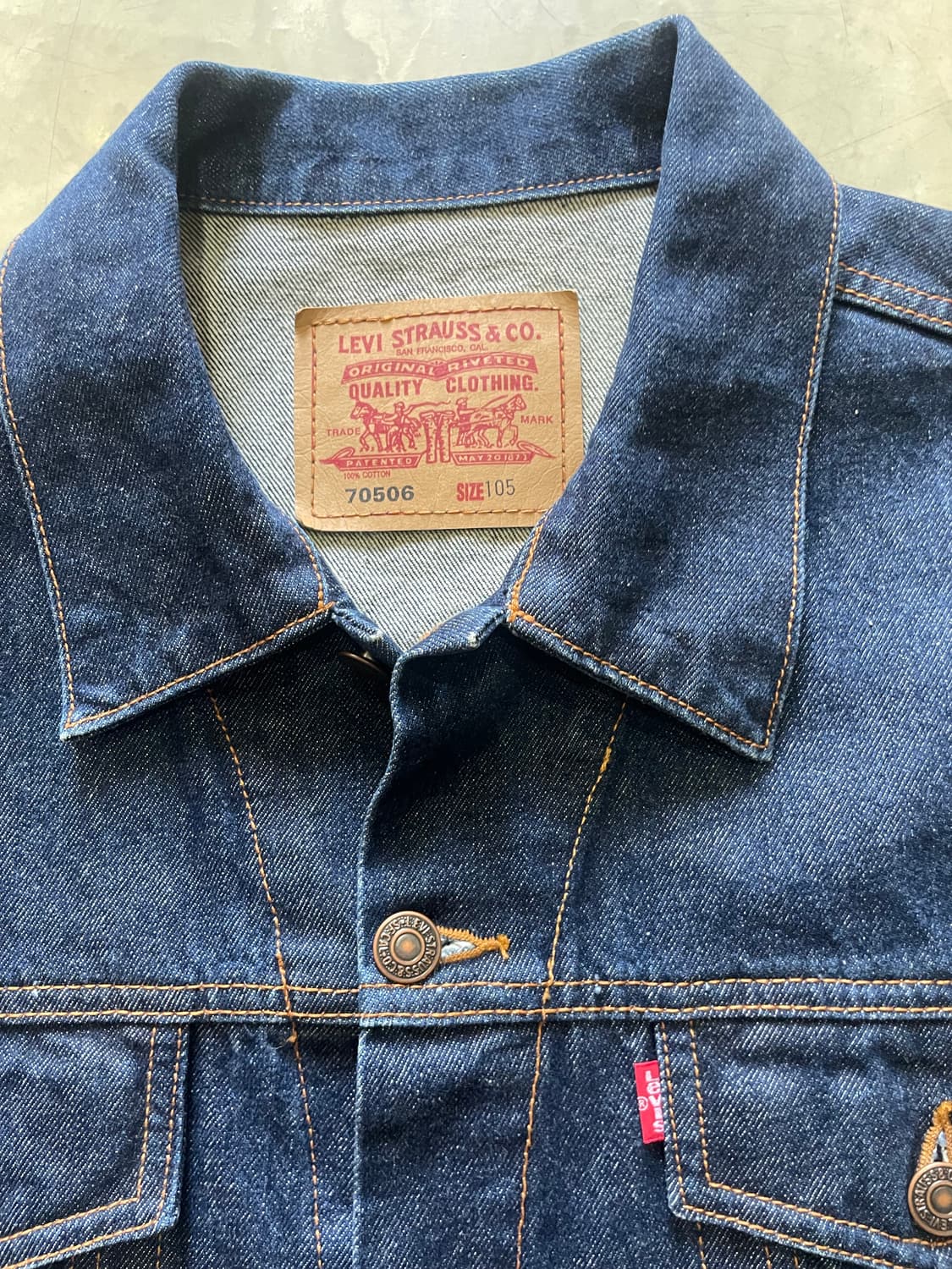 리바이스 70506 트러커 데님 자켓 105 상품이미지4