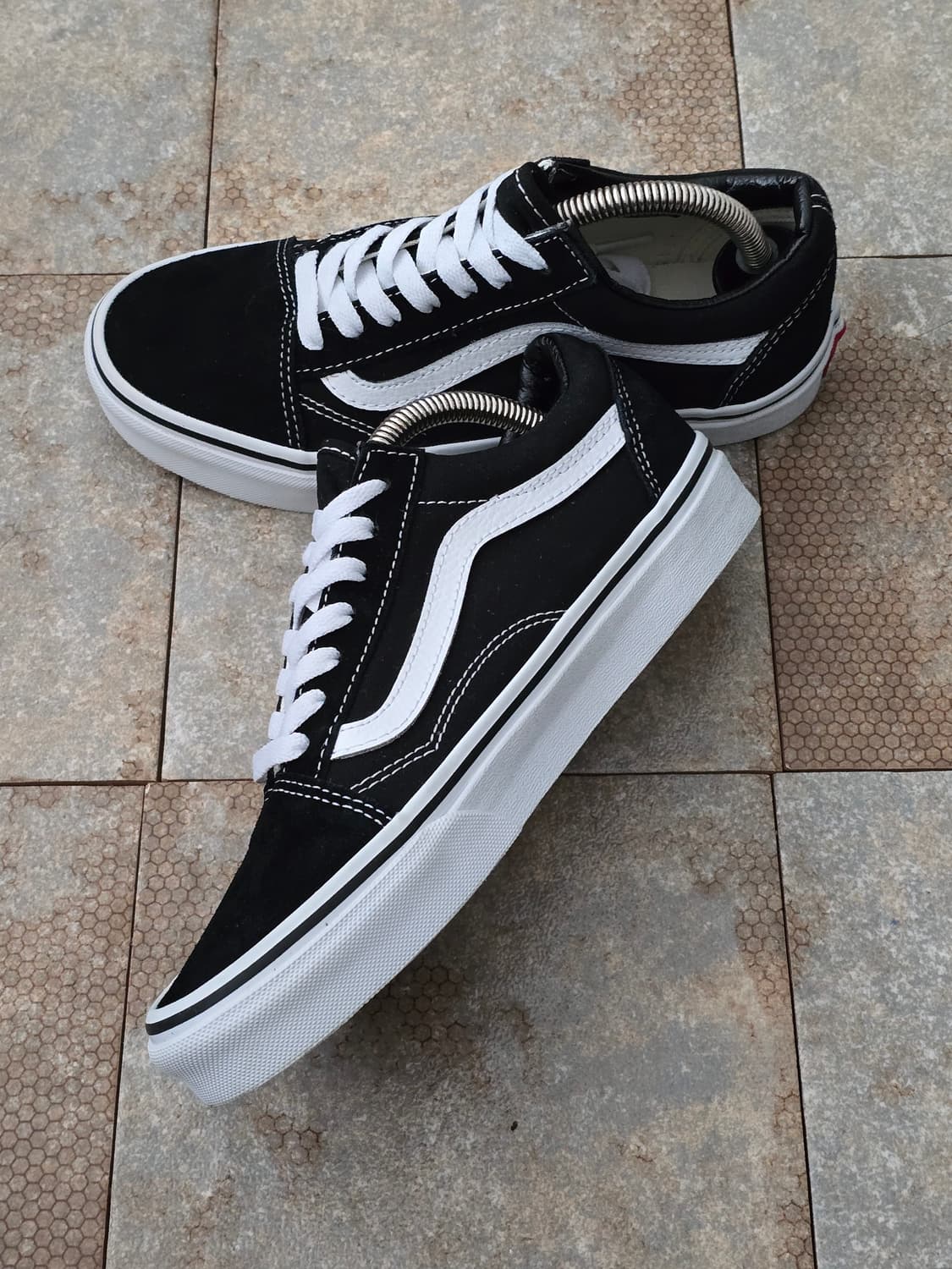 (240)반스 올드스쿨 검흰 상품이미지5