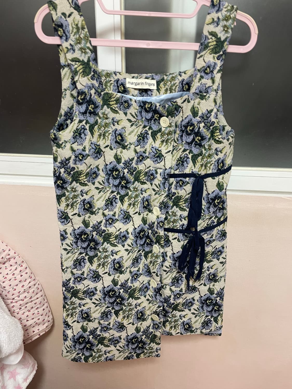 마가린핑거스 자카드원피스 블루 상품이미지1