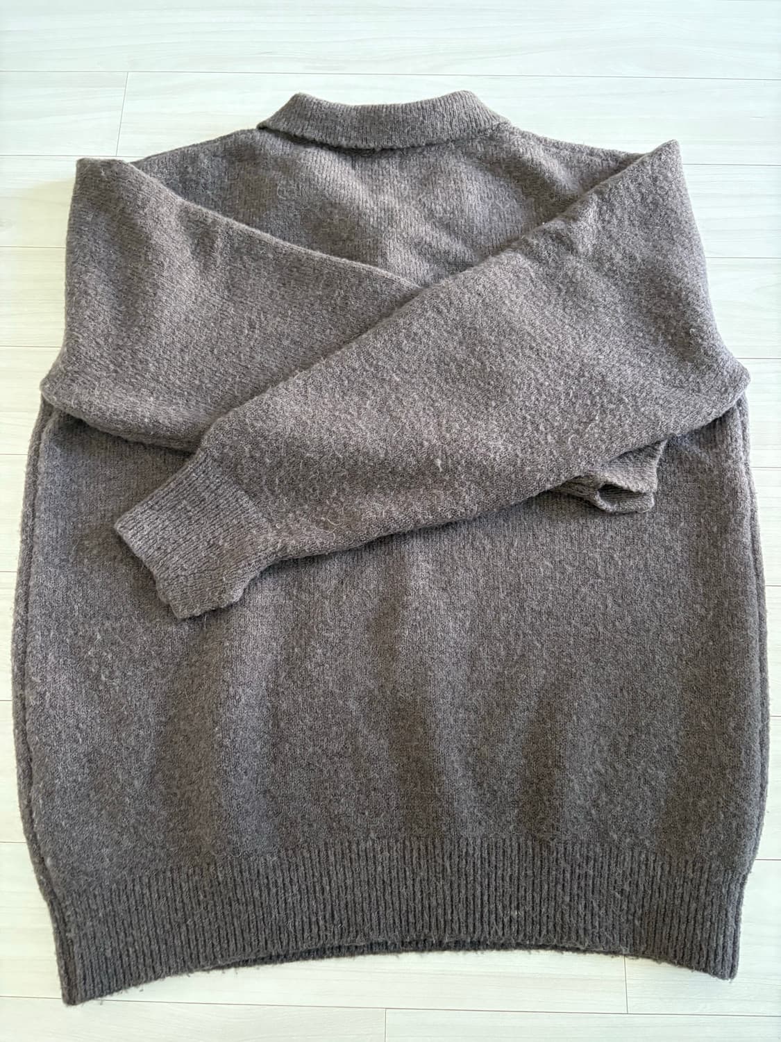 마이라이브러리 305 hairy collar knit m사이즈 상품이미지3