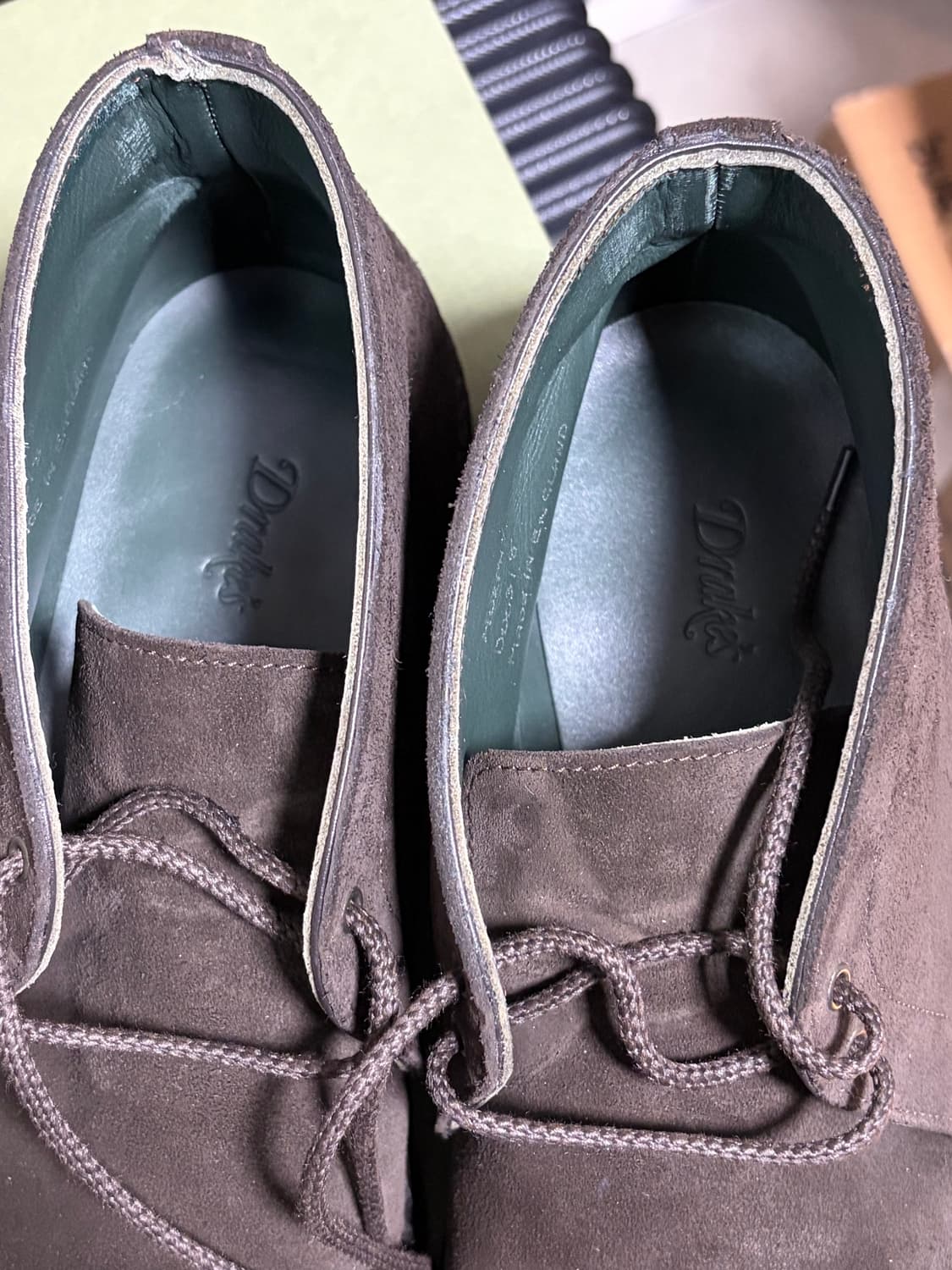 (270) 드레익스 스웨이드 머피 처카부츠 다크브라운 판매 상품이미지8