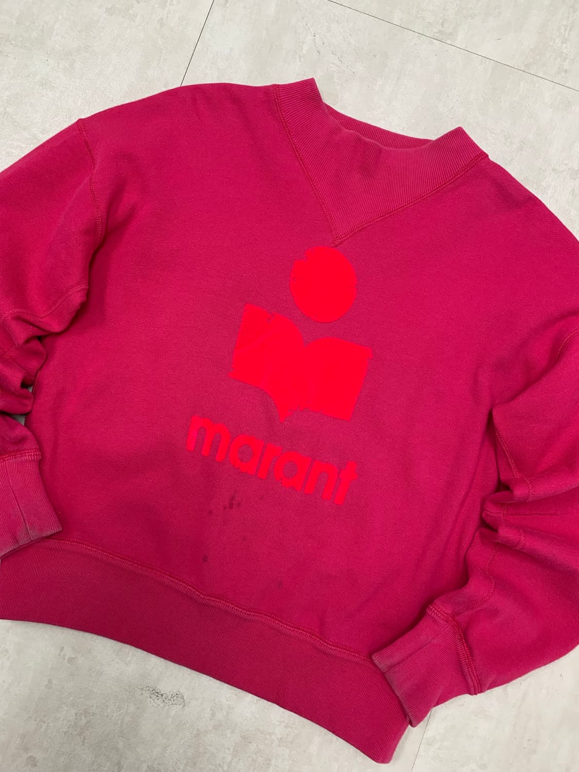 이자벨마라 핫핑크 맨투맨 #625 상품이미지2