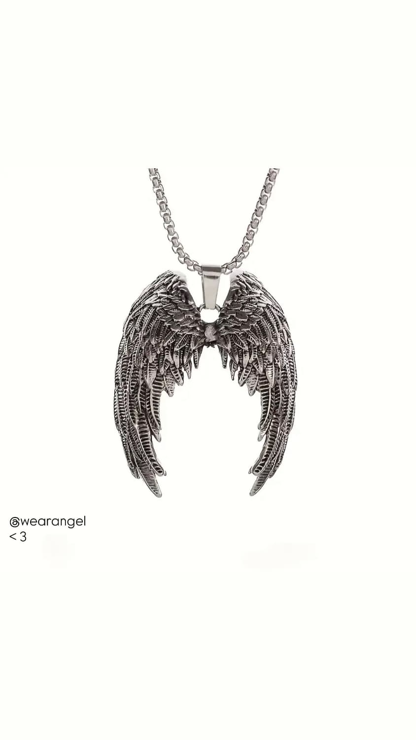 *구매 전 문의!* Y2k angel wings pendant <3 상품이미지1