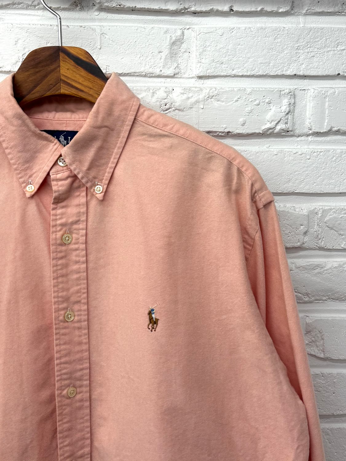 폴로 핑크 코랄 셔츠 상품이미지4