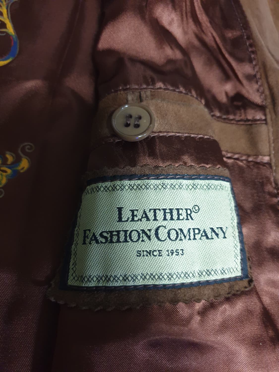 (빈티지) 레더패션컴퍼니 스페지알 레더 스웨이드 롱 베스트 브라운 (F) 상품이미지6