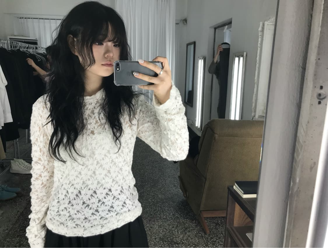 COMME des GARÇONS lace top 상품이미지1