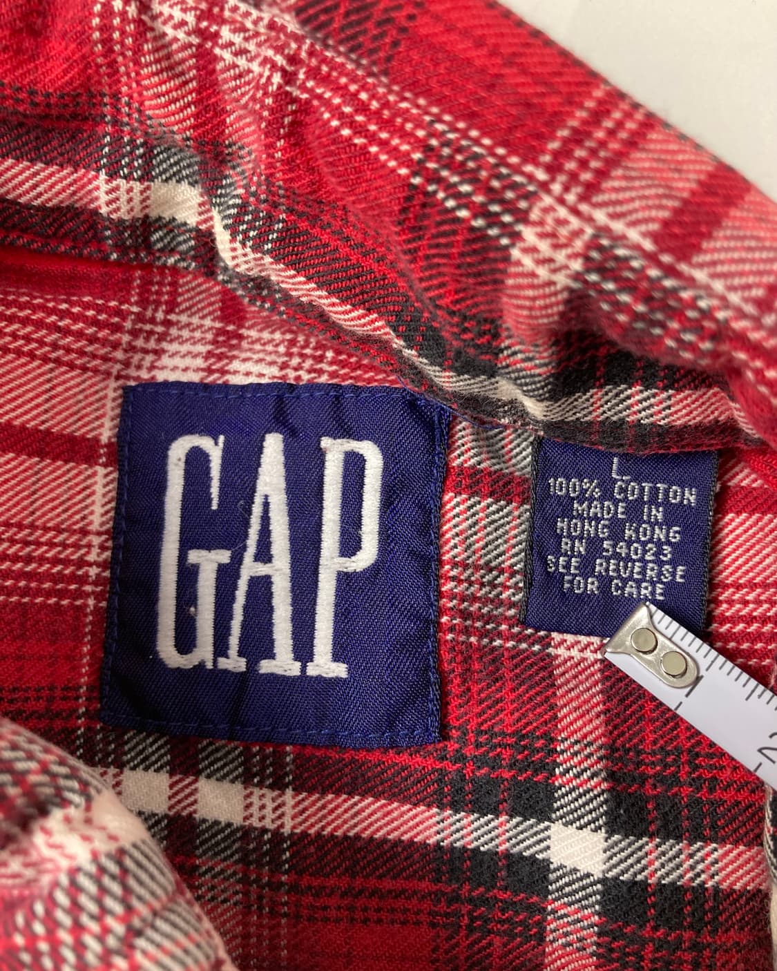 00s Gap Plaid Flannel Button Up Shirt 상품이미지3