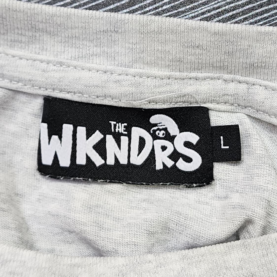 [L] 더위크엔더스 스머프 그래픽 반팔 티셔츠 상품이미지4