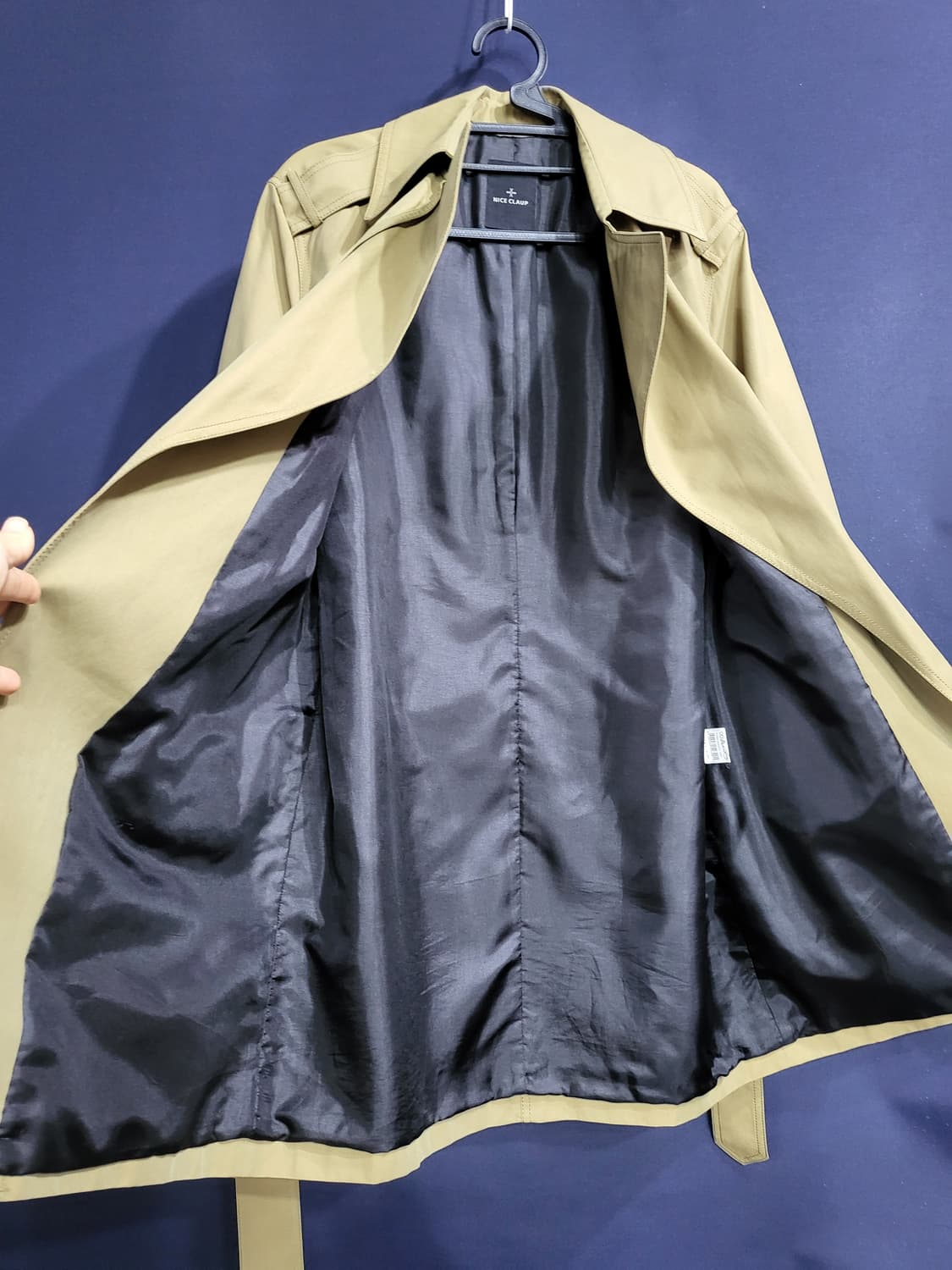 나이스클랍 트렌치 벨티드 자켓 상품이미지6