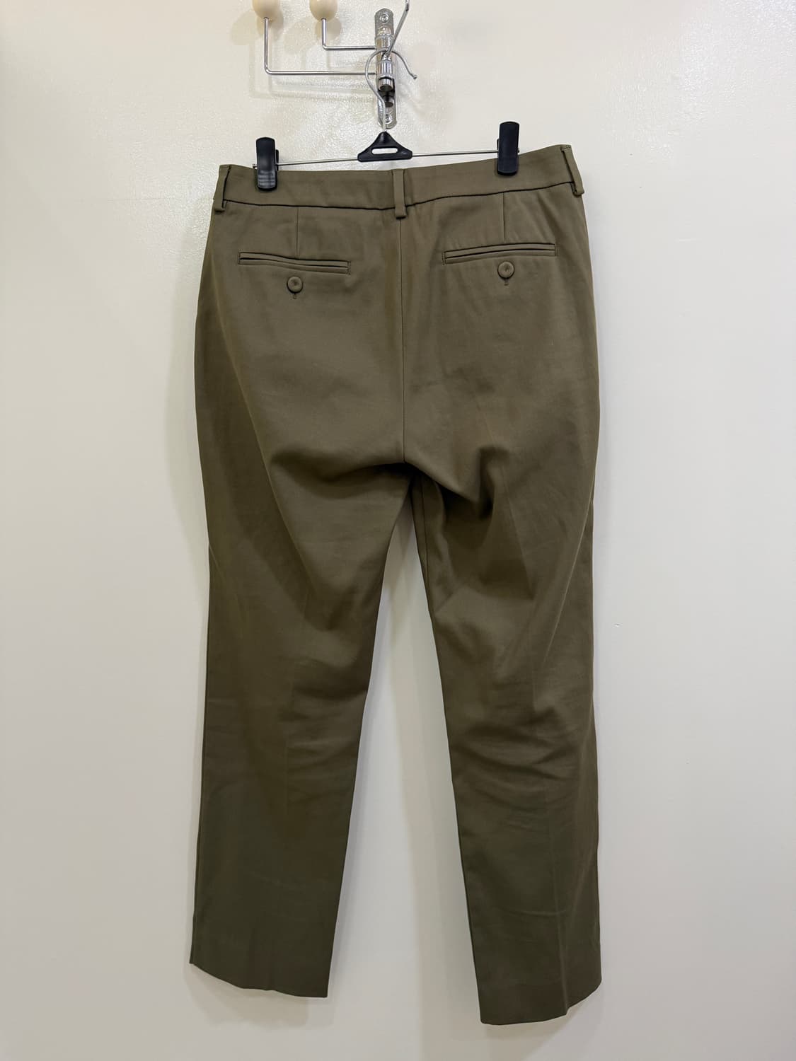 위켄드 막스마라 카키색 여성 면바지(정품) 상품이미지2
