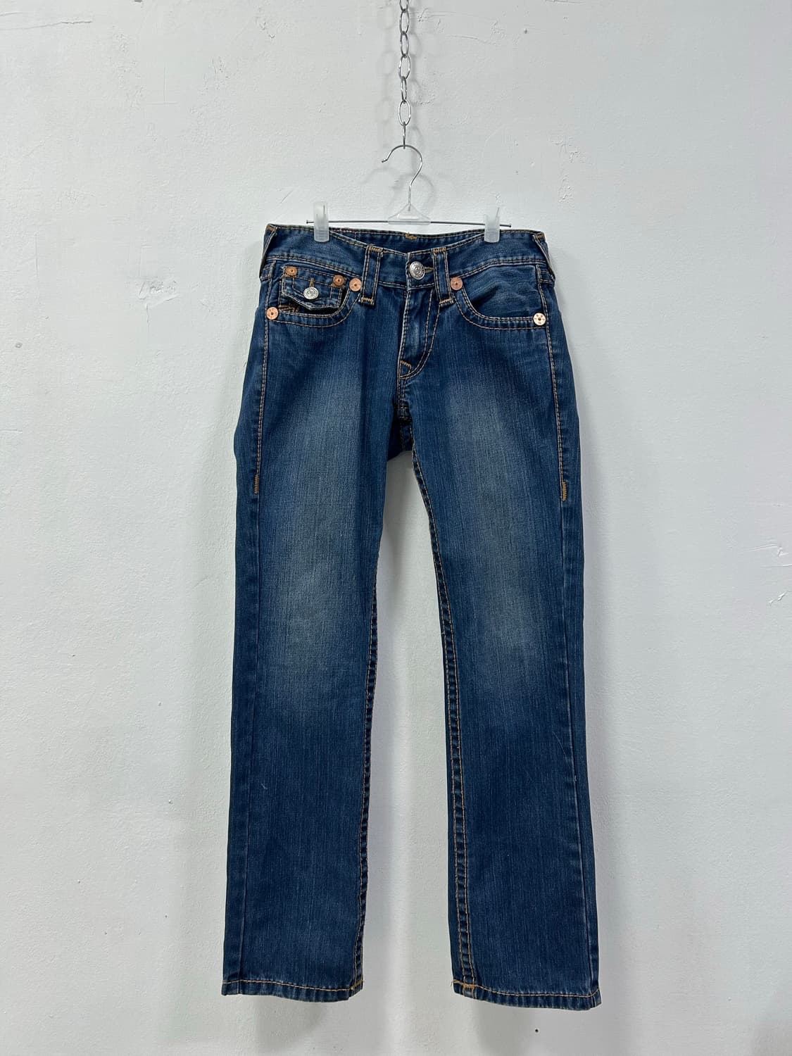 [TRUE RELIGION] 트루릴리전 성조기 스티치 데님 팬츠 상품이미지3