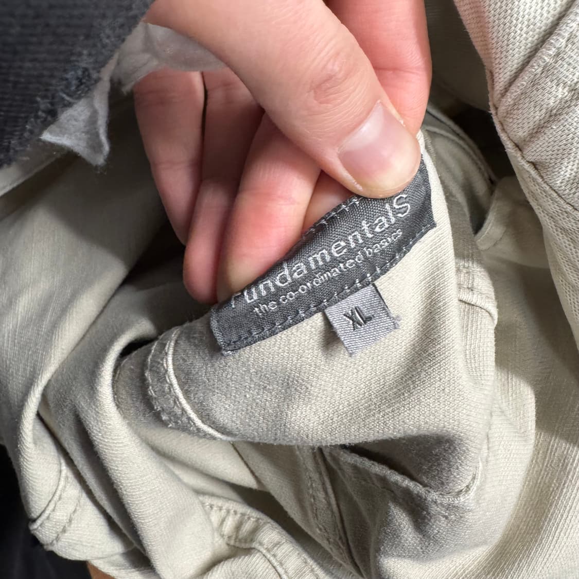 00s USA VINTAGE 데님 트러커자켓 전면 투포켓 포인트 아이보리 상품이미지8