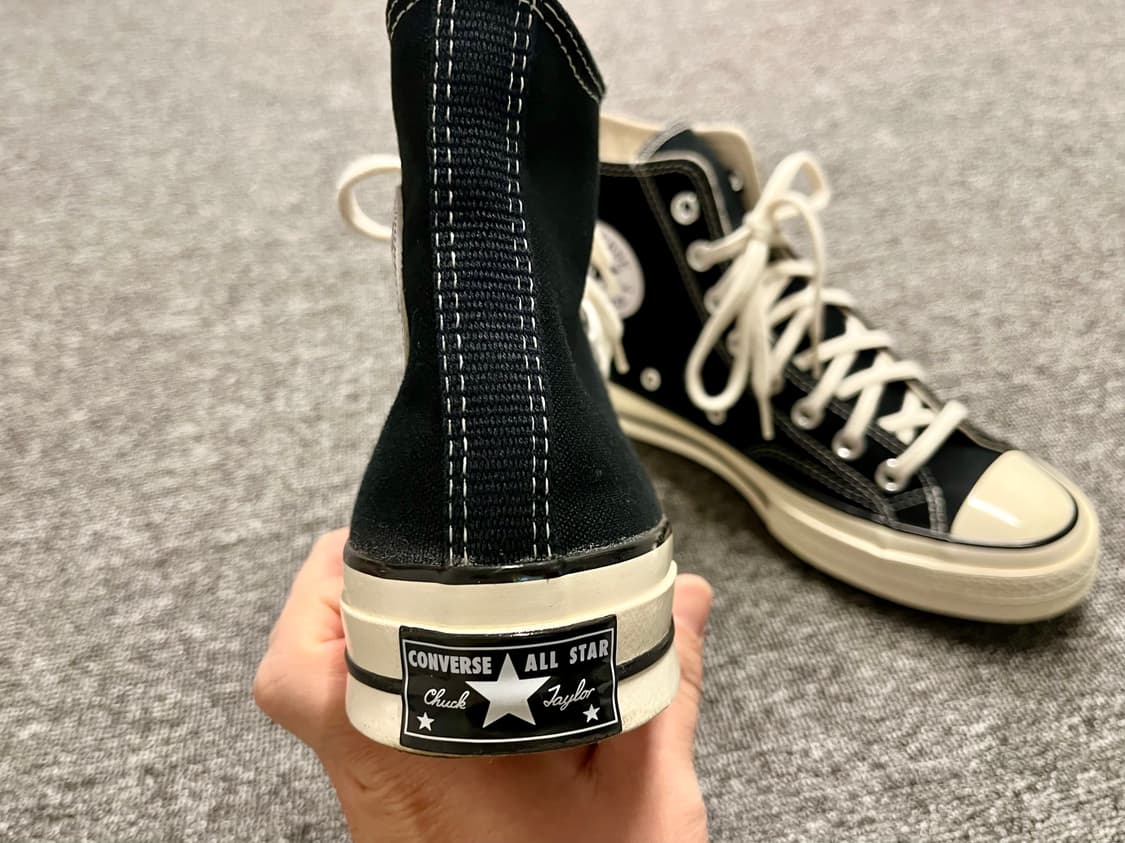 [250] 컨버스 척테일러 70s 하이블랙  상품이미지5